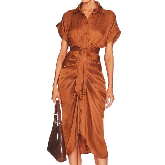 Steve Madden Tori Midi Dress in
Mocha Bisque I REVOLVE - Picture 1 of 7